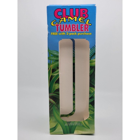 Vintage Club Camel Joe  Cigarettes 12 OZ Tumbler Cup Eddie Floyd Bustah NEW - Picture 7 of 9